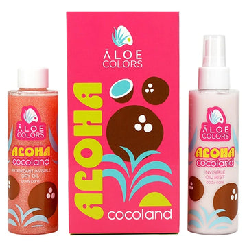 Aloe Colors Aloha Cocoland Gift Set - Σετ με dry oil και body mist